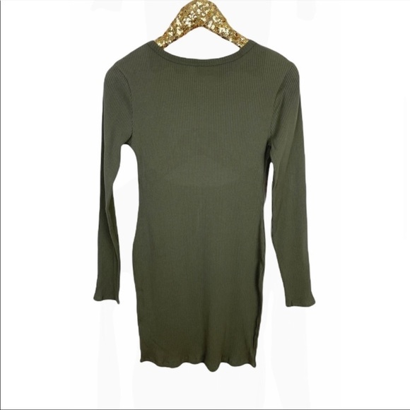 nwt Wild Fable Stretchy Ribbed Dress - Picture 4 of 7